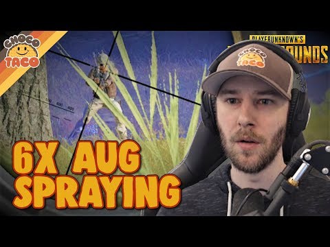 6x AUG Spraying is Hard - chocoTaco PUBG Gameplay