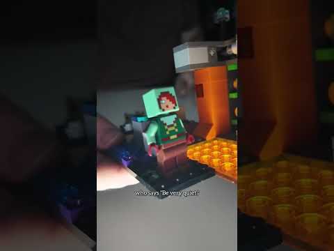 💥 Survive the Minecraft Warden Encounter! | LEGO Minecraft Deep Dark Build 🧟‍♂️