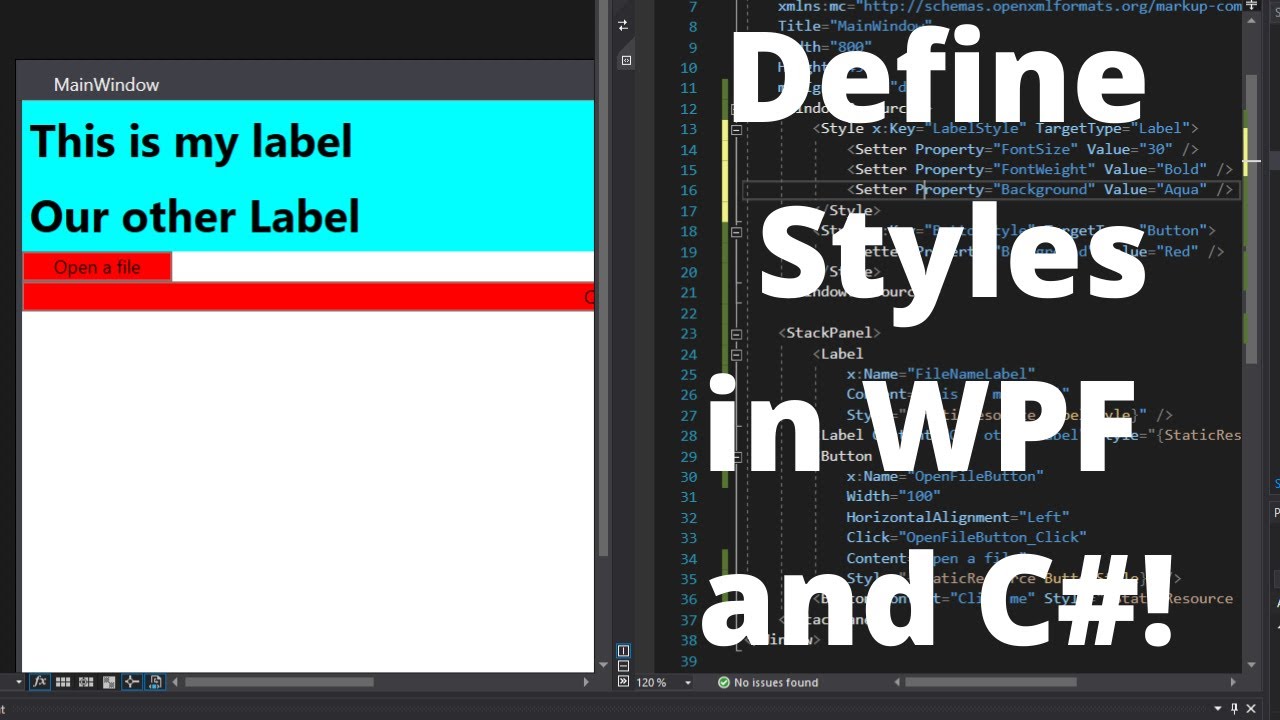 How to use styles in WPF? CrossPointe