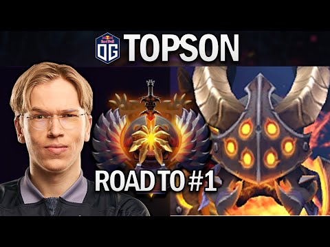 OG.TOPSON CLINKZ - ROAD TO RANK 1 - DOTA 2 7.24 GAMEPLAY