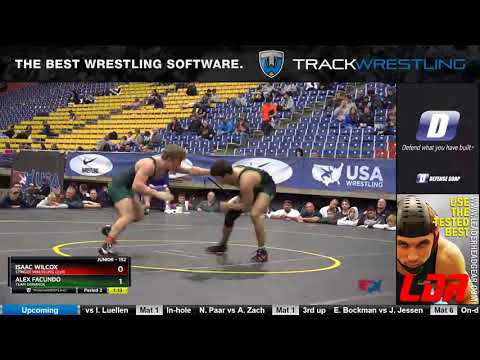 Junior 152 Alex Facundo Team Donahoe Vs Isaac Wilcox Stinger Wrestling Club