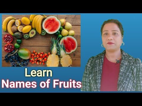 Learn Names of Fruits | 10 Fruits | Monu Mams Pathshala