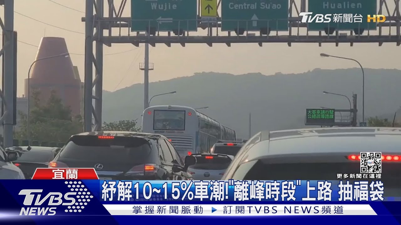 紓解10至15%車潮「離峰時段」上路 抽福袋