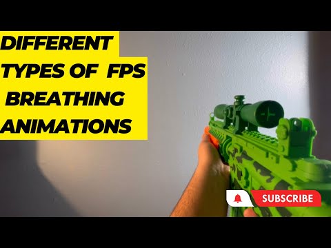 Different types of breathing animations in first person shooters