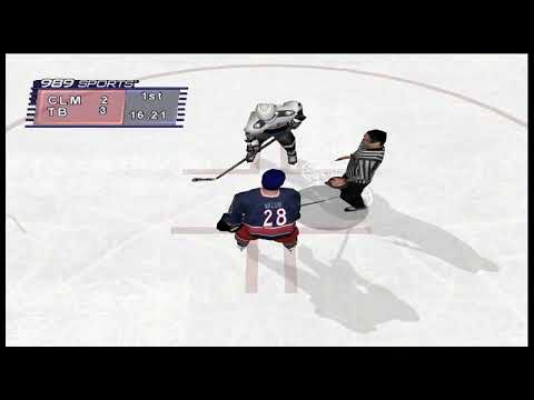 NHL FaceOff 2001 (PlayStation 2) Gameplay Sample #1 (989 Sports, 2000)