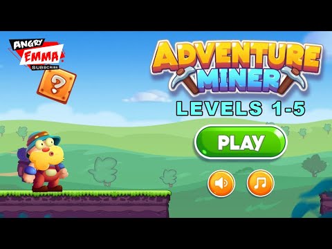 Miner Adventure : Super Run - Levels 1-5 - YouTube