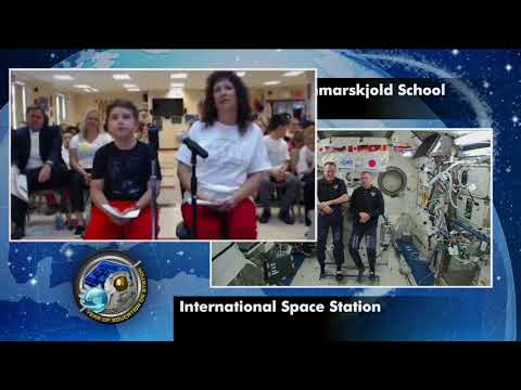 Expedition 56 Education Inflight Interview with Dag Hammarskjold School - June 12, 2018