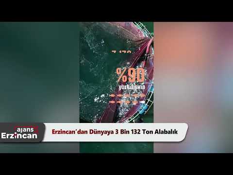 Erzincan’dan Dünyaya 3 Bin 132 Ton Alabalık