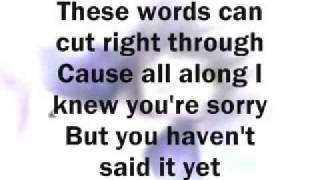 anywhere but here - mayday parade ((lyrics))
