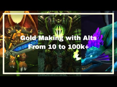 How to make some gold with Alts? Up to 100K+! WoW Gold Farming Shadowlands