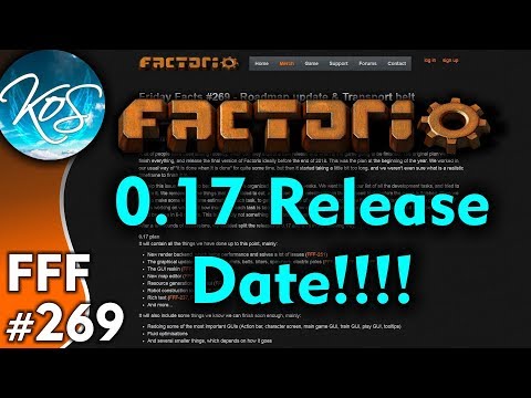 Factorio FFF #269: 0 17 RELEASE DATE!  BELT UPDATE, ROAD MAP - Friday Facts, News, Updates, Roadmap