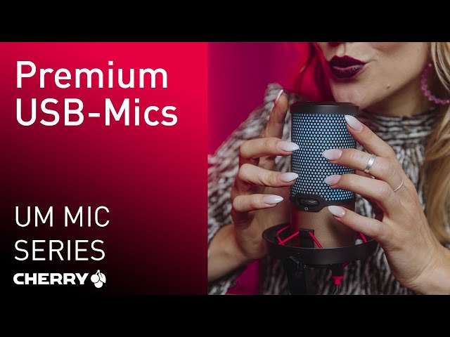 CHERRY UM 6.0 ADVANCED Noir, Argent Microphone de table video