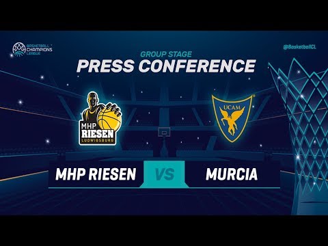 MHP Riesen Ludwigsburg v UCAM Murcia - Press Conf. - Basketball Champions League 2018-19