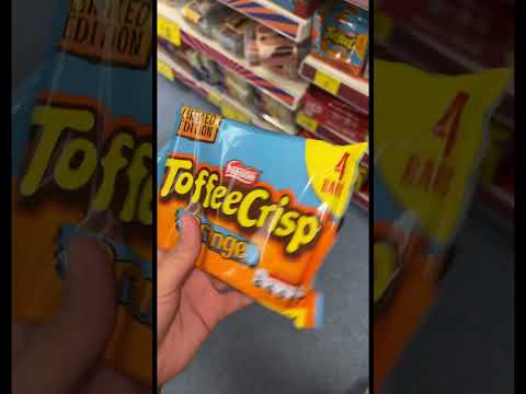 Toffee crisp orange limited edition 🙈🥺💖 #shorts #fyp #fypシ #chocolate #shorts #candy #toffee
