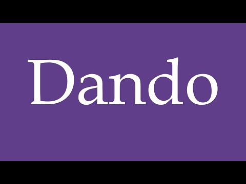 How To Pronounce ''Dando'' (Giving) Correctly in Spanish 🇲🇽