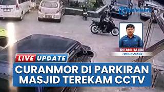 Detik-detik Maling Motor Beraksi di Parkiran Masjid Sungai Putri Jambi, Pelaku Pura-pura Berwudhu