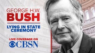 Full Ceremony: George H.W. Bush lies in state for Capitol Rotunda Service in Washington, DC