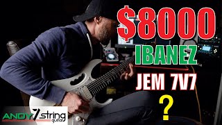 Video thumbnail for IBANEZ JEM7V7 by Andy7String