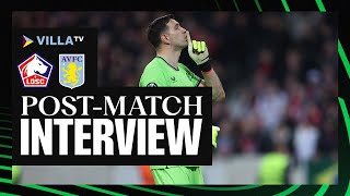 I love this Football Club I POST MATCH | Emi Martinez shares his thoughts on Lille win