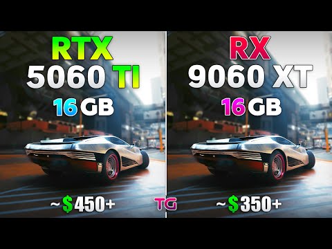RX 9060 XT 16GB vs RTX 5060 Ti 16GB - Test in 12 Games