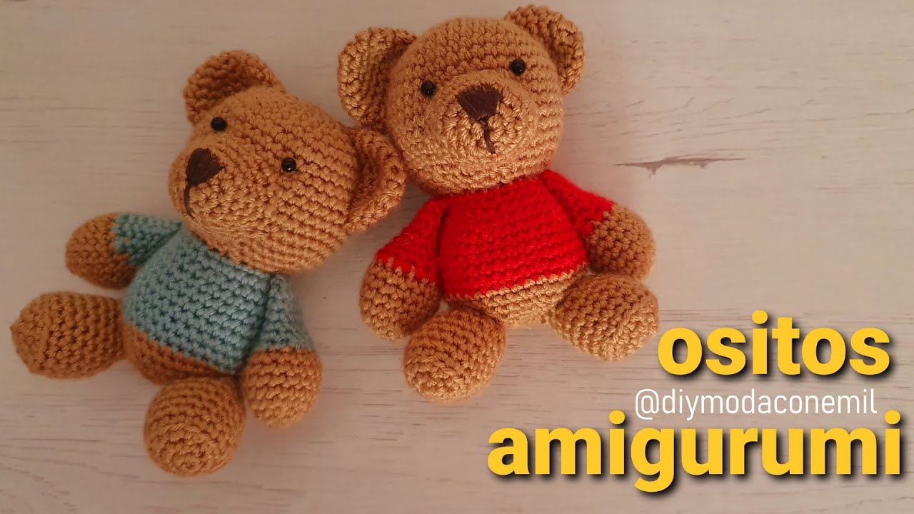 Como hacer oso amigurumi paso a paso / DIY moda con Emil