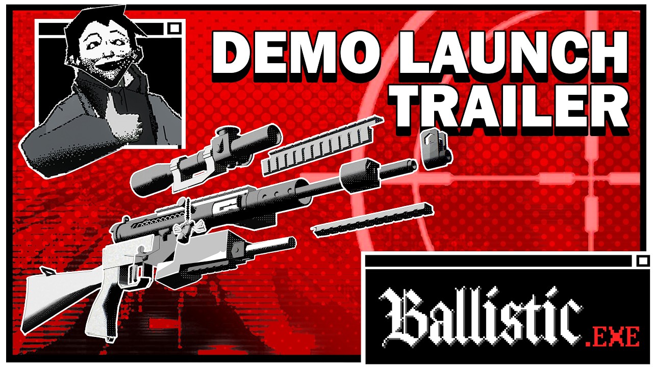 Video de YouTube: Ballistic.exe estrena su primera demo en PC a través de Steam