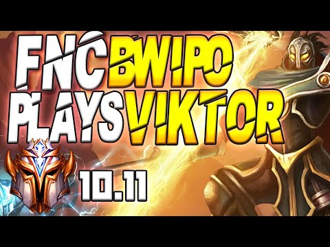 Fnatic Bwipo Plays Viktor vs Cassiopea Top Lane - 10.11
