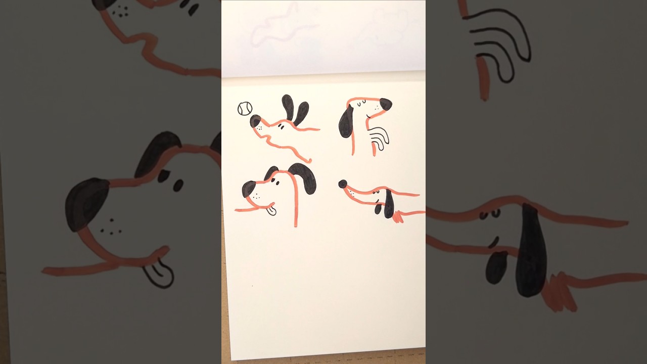 Start your day with a few cute dog doodles