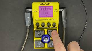 Video thumbnail for ZOOM - MS-200D+ MultiStomp by maruhachi08
