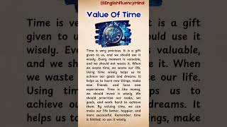 Value Of Time | English Speaking Practice | Improve Your English | Listening & Reading Practice