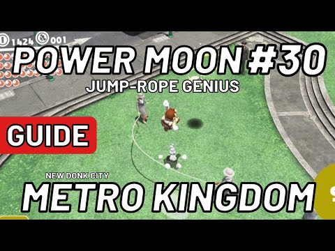 Super Mario Odyssey - Power Moon #30: Jump-Rope Genius  - Metro Kingdom
