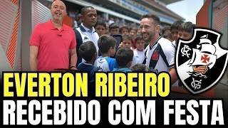 EVERTON RIBEIRO É RECEBIDO COM FESTA NA COLINA E TORCIDA VAI À LOUCURA | notícias do vasco hoje