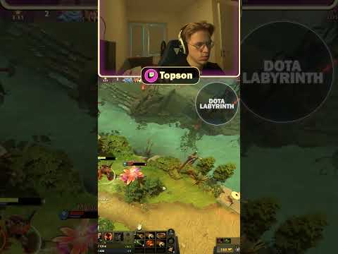 NEVER LOSE FOCUS While Playing AGAINST Topson in Dota 2 #dota2 #gaming #outplay