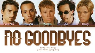 Backstreet Boys - No Goodbyes (I Want It That Way Demo Version) (Color Coded Lyrics)