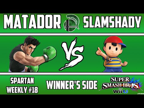 Spartan Weeklies #18, Winners Round 4: Matador(Little Mac) vs SlamSHADY(Ness)