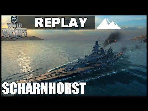 Scharnhorst, so muss DAS!  - World of Warships | [Replay] [Ger] [60fps]