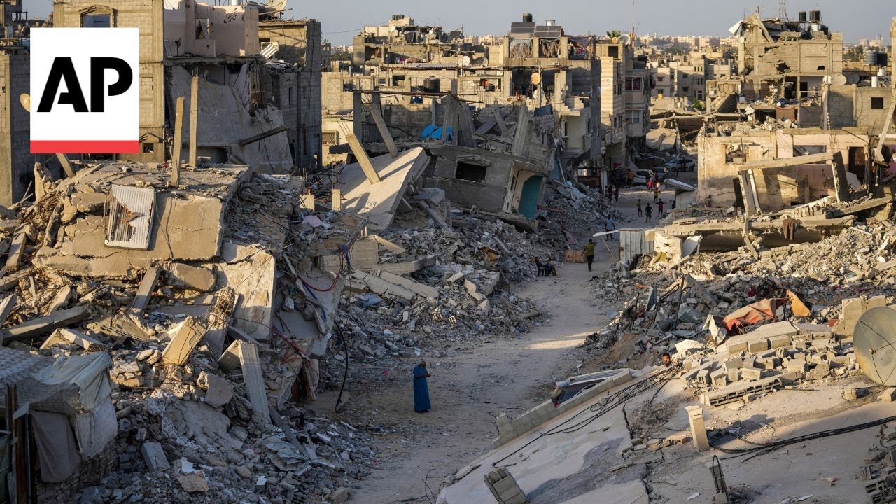 Gaza is in ruins after Israel's yearlong offensive. Rebuilding may take decades