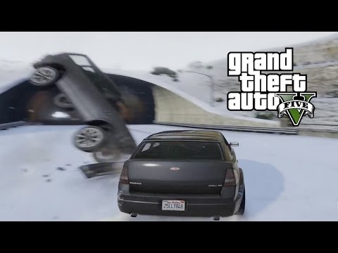 Best Car Crash Compilation #9 In Grand Theft Auto 5 (GTA V)