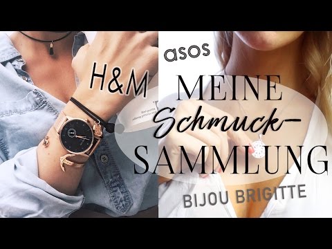 ♡ MEINE Schmucksammlung ( H&M, Louis Vuitton, Brigitte Bijou )  Schmuckaufbewahrung  ♡