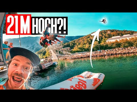 IRRE Tricks aus dem Luftkissen! | Stiegl Extreme Blobbing | AREA 47 mit @Riede94
