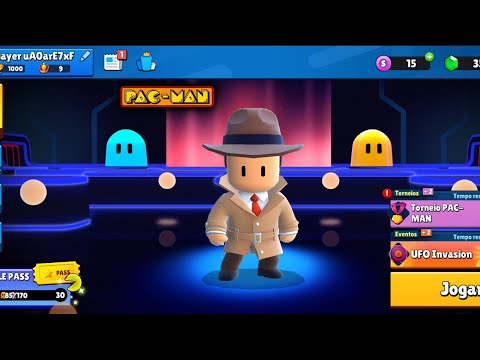 Passando nervoso no jogo stumble guys.Fiz Algumas burlas