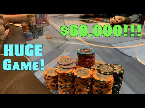 Ready For Nosebleeds?!! $60,000 On My Left, I'll Just Keep Hitting Sets Or Better! Poker Vlog Ep 158