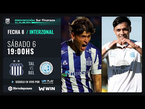 #TorneoProyección Sur Finance Closing Tournament 2025 | Matchday 8 | Talleres – Belgrano