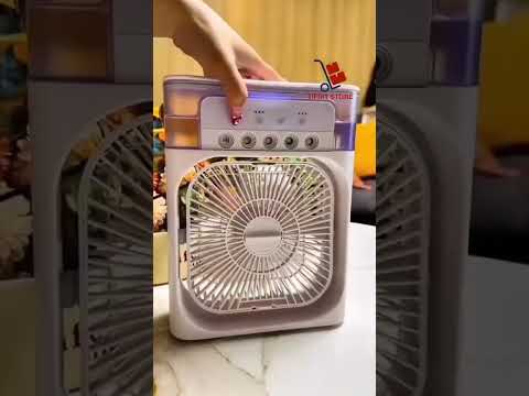 Mini Refroidisseur d'Air Portable Multifonction – Fraîcheur, Humidification & LED