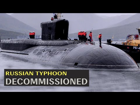 Russian Navy Decommissioned World’s Largest Submarine Typhoon Class TK-208 Dmitry Donskoy