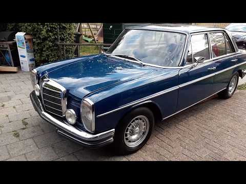 Mercedes 200d w115 start and walkaround