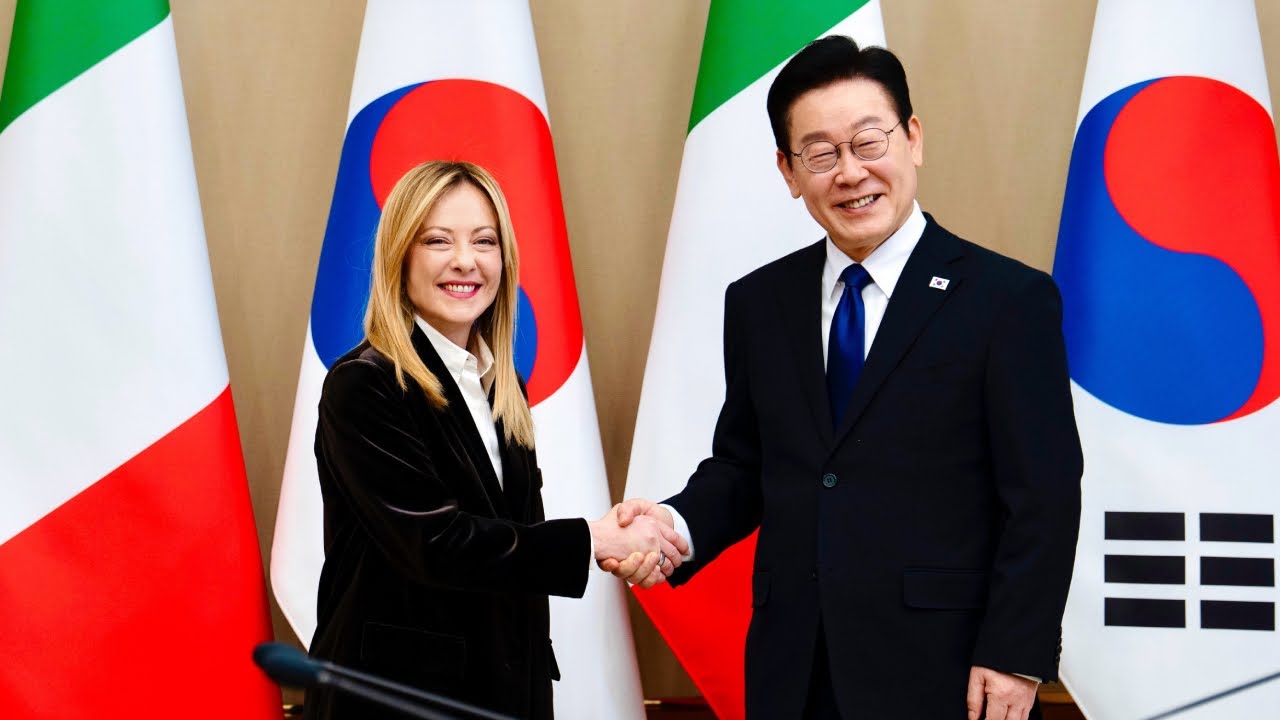 GIORGIA MELONI IN COREA DEL SUD: CERIMONIA DI FIRMA DI INTESE CON IL PRESIDENTE LEE JAE-MYUNG