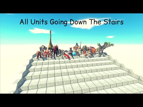 #Shorts All Units Going Down The Stairs ARBS |Animal Revolt Battle Simulator
