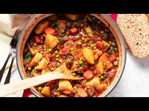 MOUTHWATERING ARGENTINIAN BEEFLESS STEW |Easy, One pot, Vegan, WFPB|