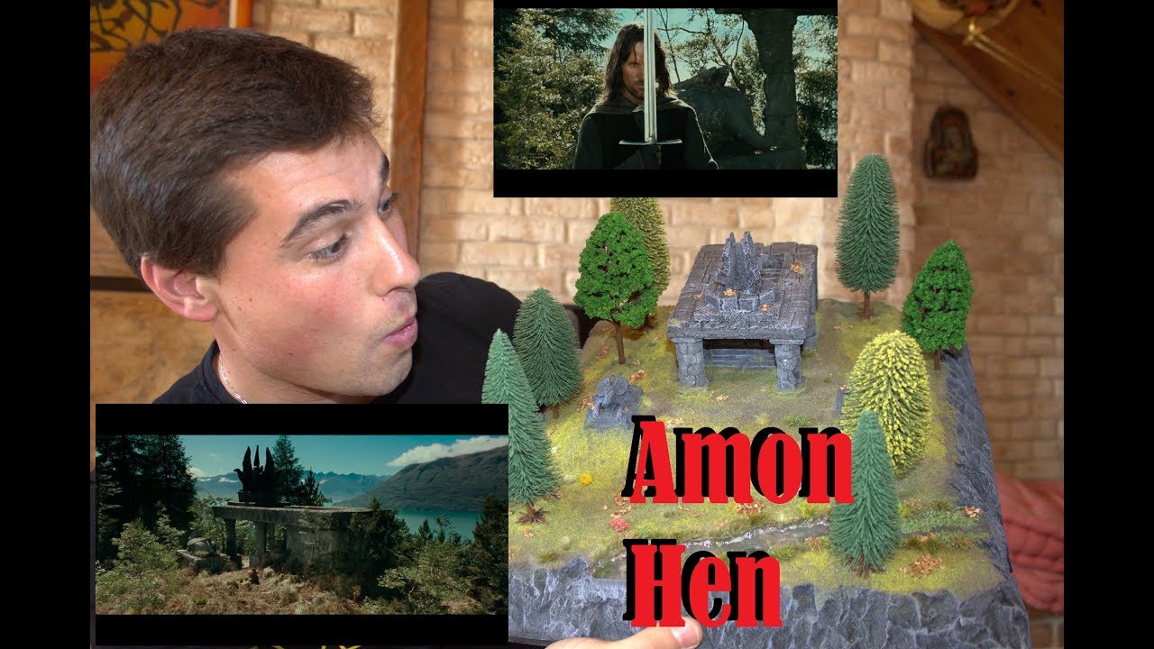 Como hacer Maqueta-Diorama Amon Hen, El Señor de los Anillos.